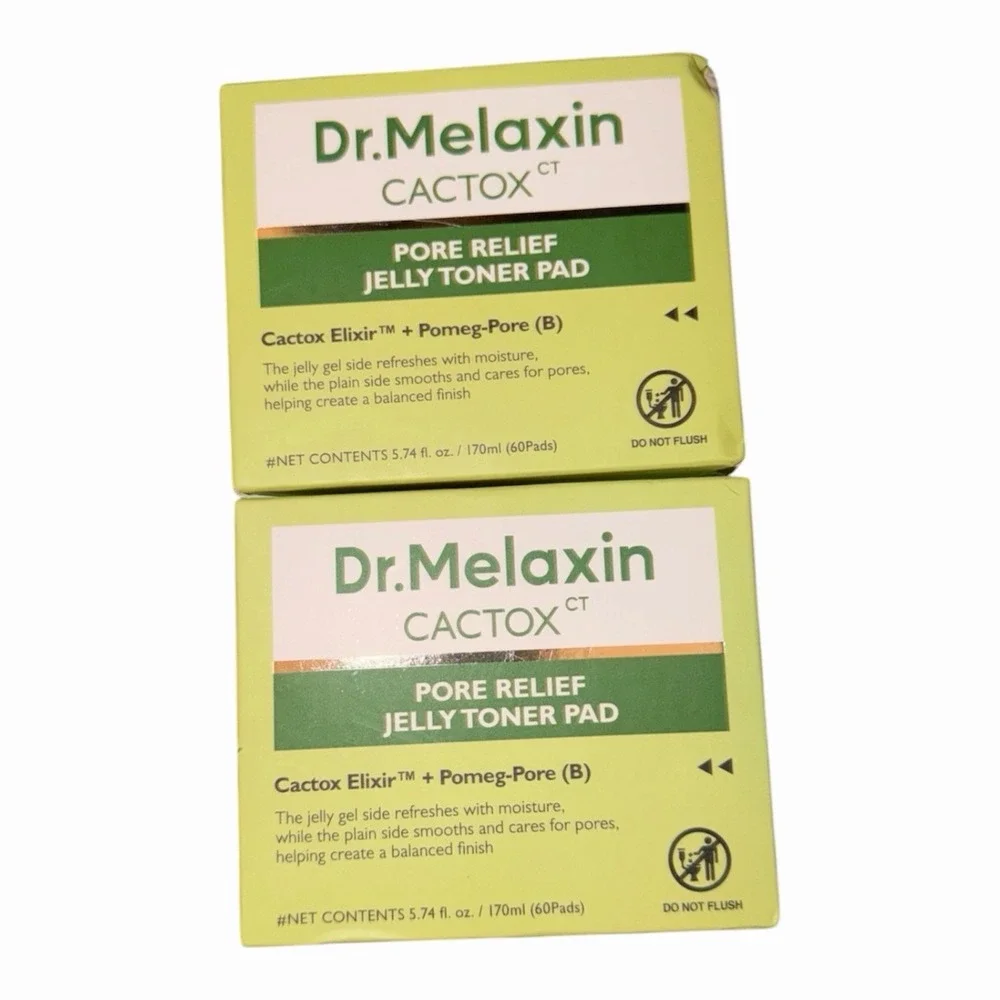 Dr. Melaxin Cactox Pore Relief Jelly Toner 5.74oz 60ct Exp 12/2028